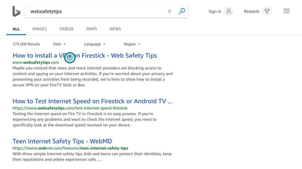 how to surf the web on a fire tv silk safety