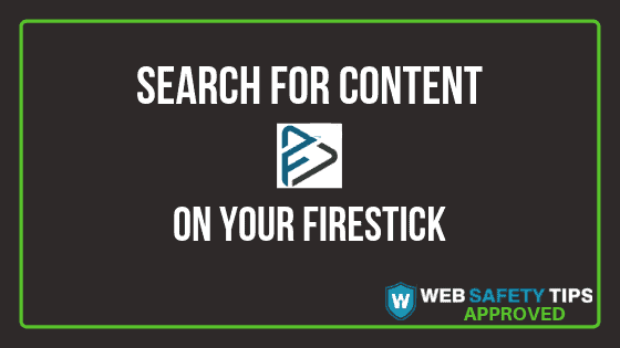 search for content on firestick