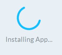 installing app