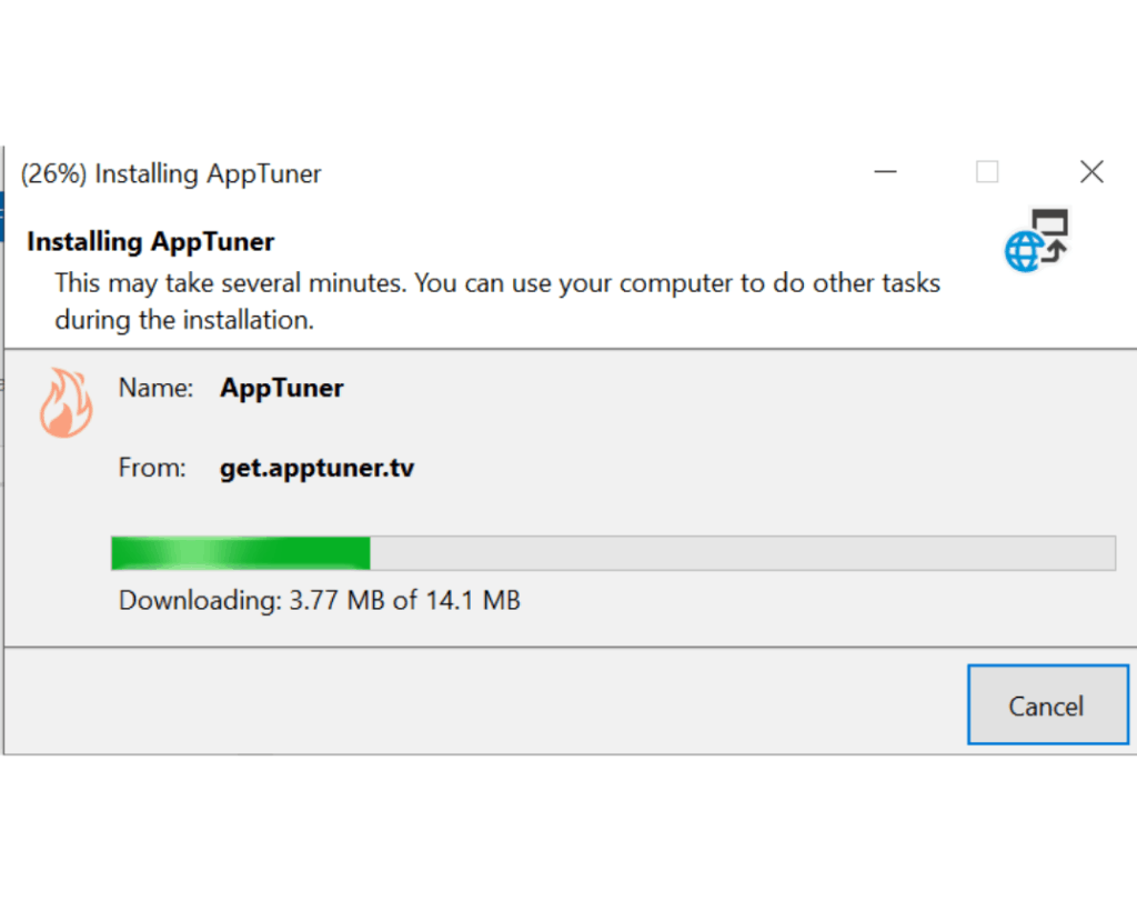 Installing AppTuner on Windows