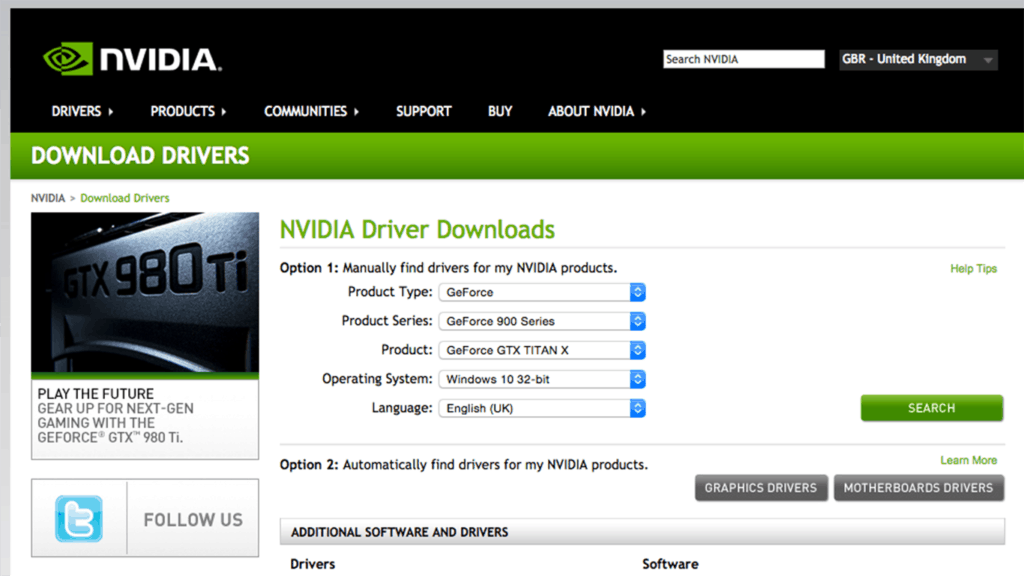 nvidia website