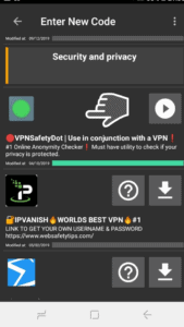 VPNSafetyDot on Android phone