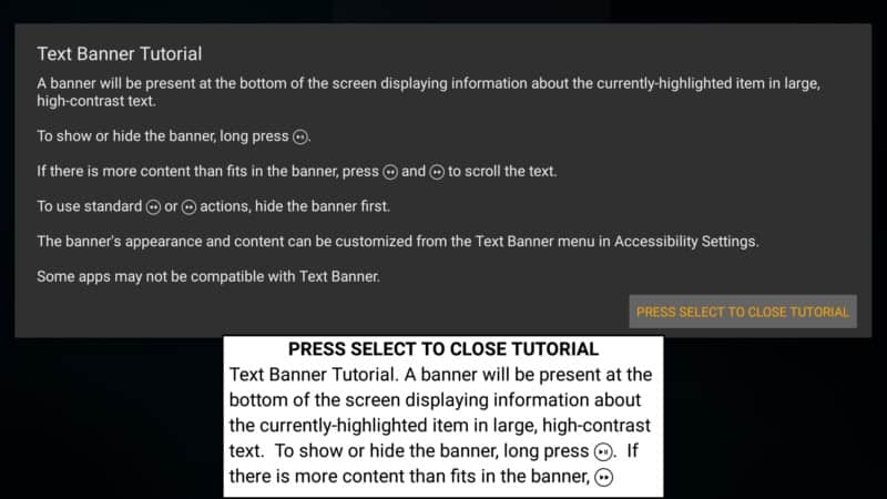 text banner tutorial