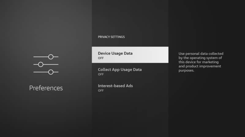 firestick-lite-new-interface-settings-preferences-privacy-settings-turn-off