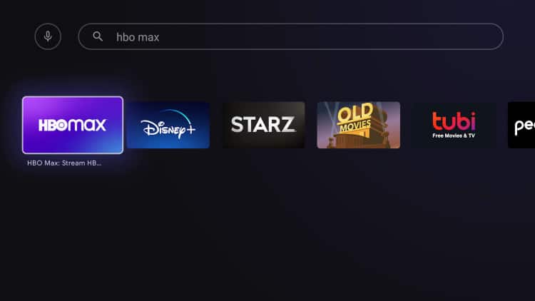 hbo max-android tv