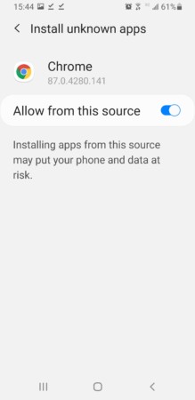 android install apps from unknown sources