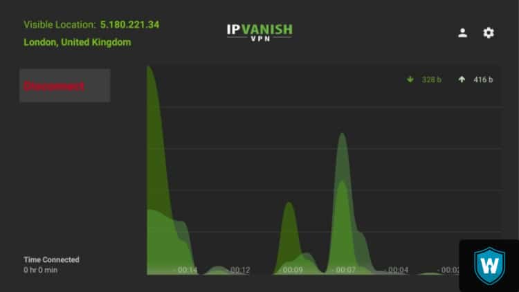 IPVanish connected