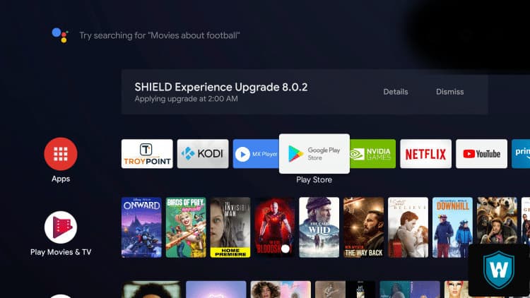 Google Play Store on Android TV Box